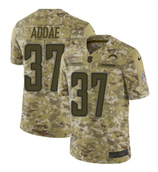 Youth Nike Los Angeles Chargers #37 Jahleel Addae Limited Camo 2018 Salute to Service NFL Jersey