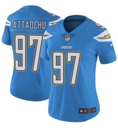 Women's Nike Los Angeles Chargers #97 Jeremiah Attaochu Electric Blue Alternate Vapor Untouchable Limited Player NFL Jersey