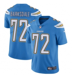 Men's Nike Los Angeles Chargers #72 Joe Barksdale Electric Blue Alternate Vapor Untouchable Limited Player NFL Jersey