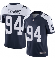Men's Nike Dallas Cowboys #94 Randy Gregory Navy Blue Throwback Alternate Vapor Untouchable Limited Player NFL Jersey