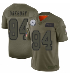 Youth Dallas Cowboys #94 Randy Gregory Limited Camo 2019 Salute to Service Football Jersey