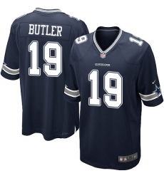 Men's Nike Dallas Cowboys #19 Brice Butler Game Navy Blue Team Color NFL Jersey