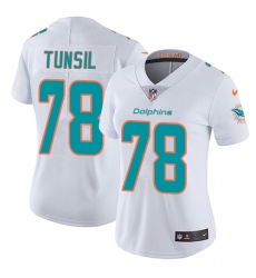 Women's Nike Miami Dolphins #78 Laremy Tunsil White Vapor Untouchable Limited Player NFL Jersey