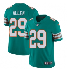 Men's Nike Miami Dolphins #29 Nate Allen Aqua Green Alternate Vapor Untouchable Limited Player NFL Jersey