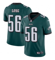 Youth Nike Philadelphia Eagles #56 Chris Long Midnight Green Team Color Vapor Untouchable Limited Player NFL Jersey