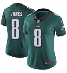 Women's Nike Philadelphia Eagles #8 Donnie Jones Midnight Green Team Color Vapor Untouchable Limited Player NFL Jersey