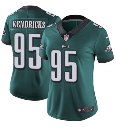 Women's Nike Philadelphia Eagles #95 Mychal Kendricks Midnight Green Team Color Vapor Untouchable Limited Player NFL Jersey