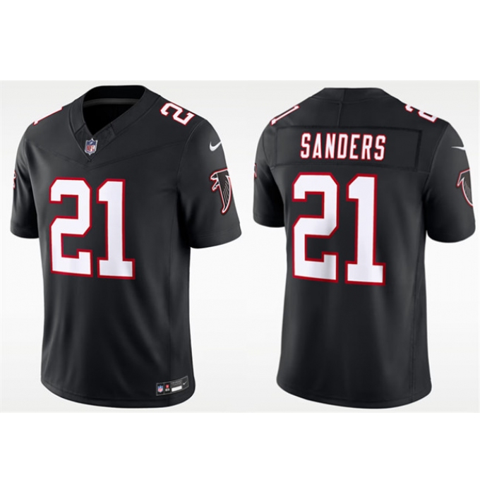 Men's Atlanta Falcons #21 Deion Sanders Black F.U.S.E. Vapor Untouchable Limited Football Stitched Jersey
