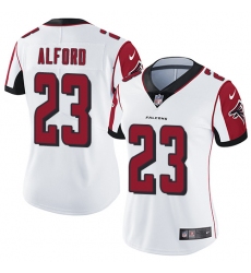 Women's Nike Atlanta Falcons #23 Robert Alford White Vapor Untouchable Limited Player NFL Jersey