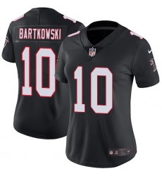 Women's Nike Atlanta Falcons #10 Steve Bartkowski Black Alternate Vapor Untouchable Limited Player NFL Jersey