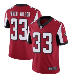 Men's Nike Atlanta Falcons #33 Blidi Wreh-Wilson Red Team Color Vapor Untouchable Limited Player NFL Jersey