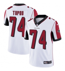 Men's Nike Atlanta Falcons #74 Tani Tupou White Vapor Untouchable Limited Player NFL Jersey