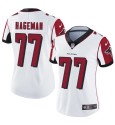 Women's Nike Atlanta Falcons #77 Ra'Shede Hageman White Vapor Untouchable Limited Player NFL Jersey