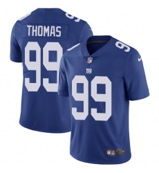Men's Nike New York Giants #99 Robert Thomas Royal Blue Team Color Vapor Untouchable Limited Player NFL Jersey