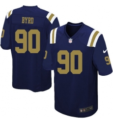 Youth Nike New York Jets #90 Dennis Byrd Limited Navy Blue Alternate NFL Jersey