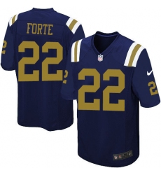 Youth Nike New York Jets #22 Matt Forte Limited Navy Blue Alternate NFL Jersey