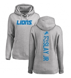 NFL Women's Nike Detroit Lions #23 Darius Slay Jr Ash Backer Pullover Hoodie