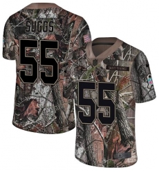 Men's Nike Baltimore Ravens #55 Terrell Suggs Limited Camo Salute to Service NFL Jersey