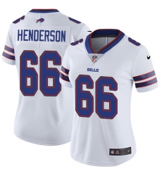 Women's Nike Buffalo Bills #66 Seantrel Henderson White Vapor Untouchable Limited Player NFL Jersey
