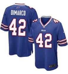 Men's Nike Buffalo Bills #42 Patrick DiMarco Game Royal Blue Team Color NFL Jersey