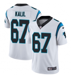 Youth Nike Carolina Panthers #67 Ryan Kalil White Vapor Untouchable Limited Player NFL Jersey