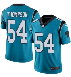 Youth Nike Carolina Panthers #54 Shaq Thompson Blue Alternate Vapor Untouchable Limited Player NFL Jersey