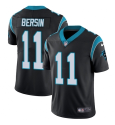 Youth Nike Carolina Panthers #11 Brenton Bersin Black Team Color Vapor Untouchable Limited Player NFL Jersey