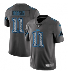 Youth Nike Carolina Panthers #11 Brenton Bersin Gray Static Vapor Untouchable Limited NFL Jersey