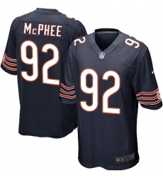Men's Nike Chicago Bears #92 Pernell McPhee Game Navy Blue Team Color NFL Jersey