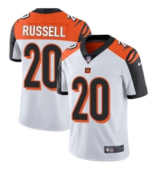Men's Nike Cincinnati Bengals #20 KeiVarae Russell Vapor Untouchable Limited White NFL Jersey
