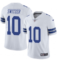 Youth Nike Dallas Cowboys #10 Ryan Switzer White Vapor Untouchable Limited Player NFL Jersey