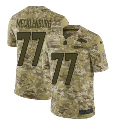 Youth Nike Denver Broncos #77 Billy Turner Limited Camo 2018 Salute to Service NFL Jersey
