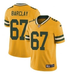 Men's Nike Green Bay Packers #67 Don Barclay Limited Gold Rush Vapor Untouchable NFL Jersey