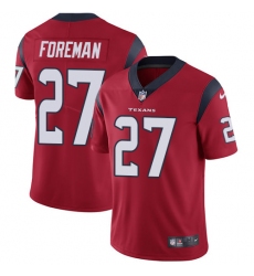 Men's Nike Houston Texans #27 D'Onta Foreman Limited Red Alternate Vapor Untouchable NFL Jersey