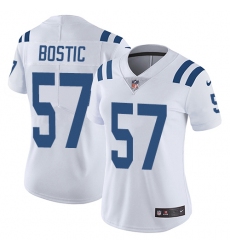 Women's Nike Indianapolis Colts #57 Jon Bostic White Vapor Untouchable Limited Player NFL Jersey