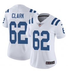 Women's Nike Indianapolis Colts #62 Le'Raven Clark White Vapor Untouchable Limited Player NFL Jersey