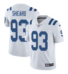 Youth Nike Indianapolis Colts #93 Jabaal Sheard White Vapor Untouchable Limited Player NFL Jersey