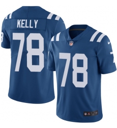 Youth Nike Indianapolis Colts #78 Ryan Kelly Royal Blue Team Color Vapor Untouchable Limited Player NFL Jersey