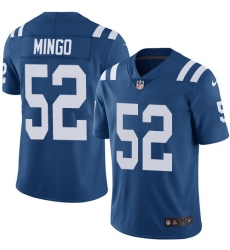 Men's Nike Indianapolis Colts #52 Barkevious Mingo Royal Blue Team Color Vapor Untouchable Limited Player NFL Jersey
