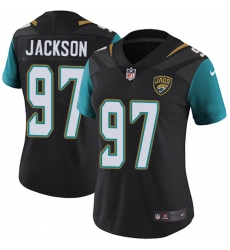 Women's Nike Jacksonville Jaguars #97 Malik Jackson Black Alternate Vapor Untouchable Limited Player NFL Jersey