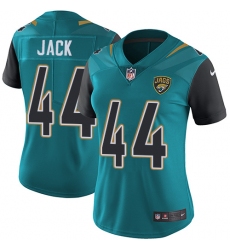 Women's Nike Jacksonville Jaguars #44 Myles Jack Teal Green Team Color Vapor Untouchable Limited Player NFL Jersey